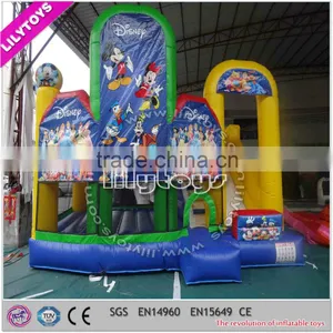 Hot Commercial Inflatable Combo/inflatable Slide/4 Line Stitching thumbnail-1