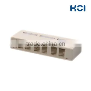 2 4 6 Ports Multimedia Mount Box With Label for A/V Connecter thumbnail-5