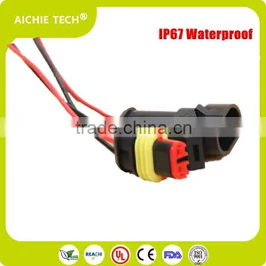 IP67 2P DT04-2P Waterproof Connector Wire Assembly thumbnail-1