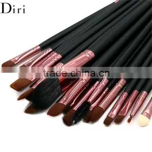 Hot Selling Rose Golden Pro 20pcs Makeup Brush Set Eyelash Extension Brush thumbnail-3