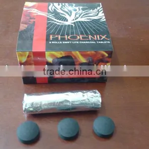 Quick Lighting Long Time Buring Arabic 38mm Shisha Charcoal thumbnail-1