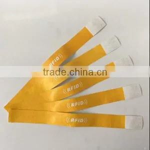 RFID Disposable Paper Wristbands Smart NFC Paper Bracelet thumbnail-4