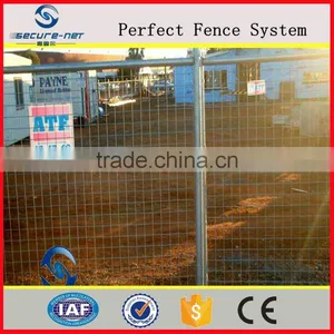 Rust Proof Security Temporary Construction Fence Panels Outdoor Retractable Fence Temp Barricade thumbnail-2