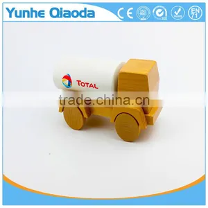 Wood Toys Oil Tank Toy for Kids,Education City Games Wooden Car Model Toy thumbnail-3