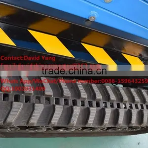 Electronic Control Full Rubber Track Scissor Lifter Platform in Stock thumbnail-4