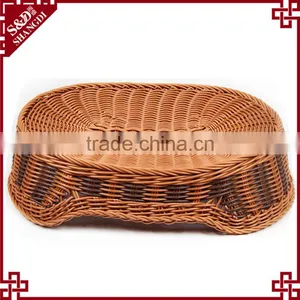 2016 Cheap Pet Accessory Custom Size Wicker Hand Made Pet Basket thumbnail-4