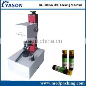 KFJ-1035A Model Small Bottle Cap Capping Machine thumbnail-1