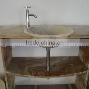 GOOD QUALITY ONYX BATHROOM COUNTERTOPS thumbnail-6