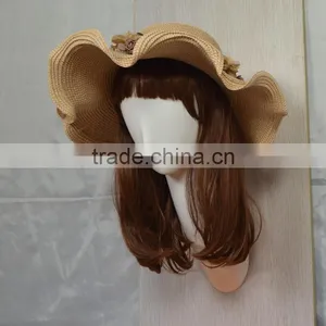 Matt White Wall Mounted Female Mannequin Head for Hat and Wig Shore Display thumbnail-2