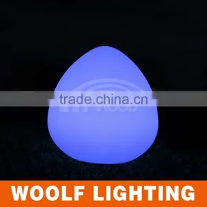 Plastic Rechargeable 16 Colors RGB Waterproof LED Peach Light thumbnail-5