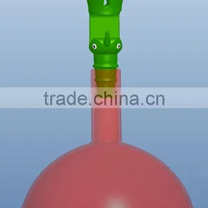 Silicone Wine Bottle Stopper Spoon Rest Pot Clip 3 in 1 Cute Rhino Original Design thumbnail-6