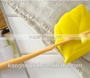 Silicone Leaf Toothbrush Cover,Silicone Leaf Toothbrush Holder,leaf Shaped Silicone Toothbrush Saver thumbnail-1