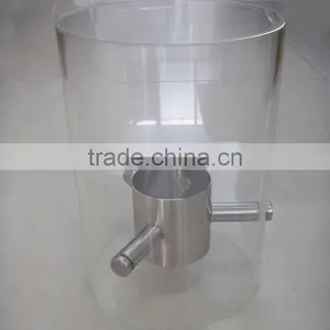 Free Standing Round Glass Bio Ethanol Fireplace thumbnail-1