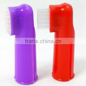 CY107 Dog & Cat Finger Toothbrush Set Pet Dental Care Toothbrush Massage Brush thumbnail-4