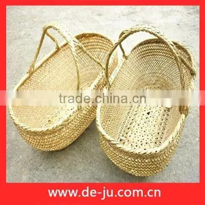 Handmade Natural Bamboo Miniature Baskets thumbnail-1