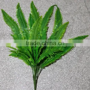 Indoor Silk Artificial Fern Plastic Fern for Dinosaur World Decoration thumbnail-5