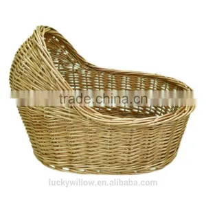 Wicker Baby Shower Basket Gift Storage Display Basket thumbnail-2