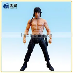 Custom Vinyl First Blood Figure Bust Statue Head Figurine for 12'' Action Figure Body thumbnail-4