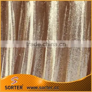 Oilproof Light-weight Metallic Sequin Cloth Kitchen Curtains Hanging Draperies thumbnail-2