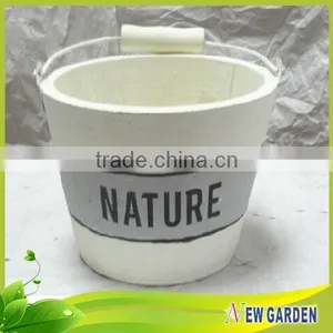 Fashionable Customzied Barrel Shape Wooden Different Types Flower Pots thumbnail-1