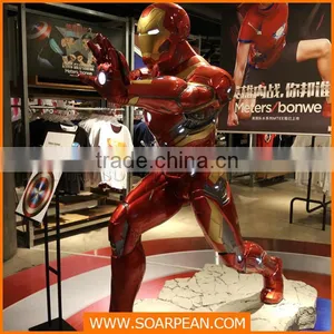 Iron Man Fiberglass Window Display Props Life Size Movie Statues thumbnail-3
