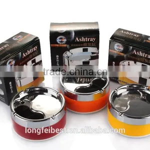 Hot Sale High Quality Eco-friendly Promotional Cheap Round Cigar Ashtray thumbnail-1
