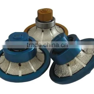 High Speed Vacuum Brazed Diamond Edge Profile Wheel/Ogee Shape Diamond Router Bits thumbnail-1