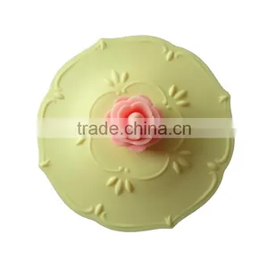 Cute Rose Silicone Watertight Cup/Mug Lid Cover thumbnail-6