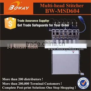 Flat and Saddle Electric Industrial Booklet Wire Stapling Publisher Machine thumbnail-1