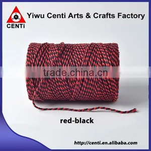 Classical Red and Black Double Coloured Original Cotton Bakers Twine for Guy Fawkers thumbnail-1