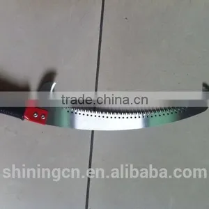 NEW Curved Tree Cut Pruning Saw With Steel and Rubber Handle thumbnail-1