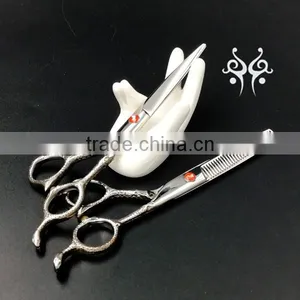 QJ-HS162 Barracuda Hair Scissors Sketching Pattern Magnificent thumbnail-5