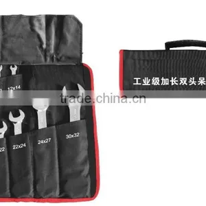 10 Pcs Long Double Open End Wrench Set-Industrial Grade thumbnail-1