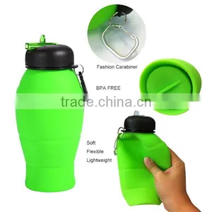Food Grade Silicone Custom Sports Water Bottle Model thumbnail-1