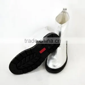 Aluminum Foil Composite Fireproof Fabric Steel Bottom Safety Shoes(Resistant 1000 Degree) thumbnail-1