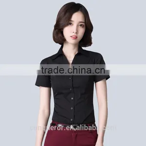 Formal New Design Classic Fit Long Sleeve Cotton Shirt for Ladies thumbnail-1