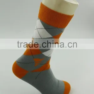Men Argyle Custom Socks With Wording on the Bottom thumbnail-4