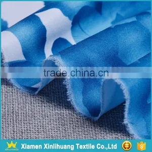 New Fashion Pure Polyester Twill Floral Printed Peach Skin Fabric for Shorts thumbnail-5