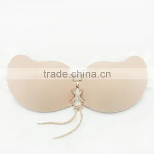 Patented Product Nude Strapless a b c d Bra Silicone Sexy Invisible Bra thumbnail-1