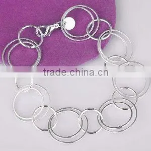 Fashion Silver Plated Bracelets, Fashion Alloy Jewelry thumbnail-1