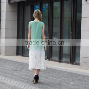 Women's Gradient Summer Dress Sleeveless Dress thumbnail-3
