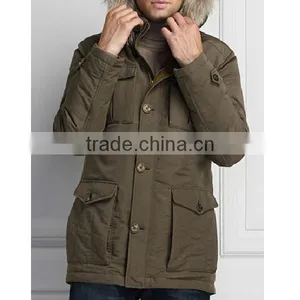 2015 Winter Military Durable Men Down Jacket With Fur Collar thumbnail-3