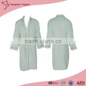 New Arrival Comfortable Mens Bathrobe In Solid Royal Plush thumbnail-1