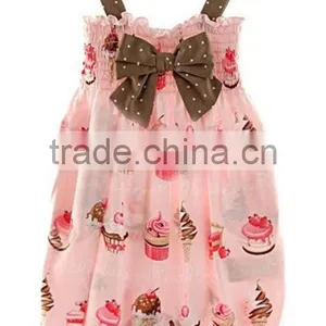 Beautiful Infant Girls Ice Cream Cake Rompers Outfit Cotton Clothes thumbnail-1