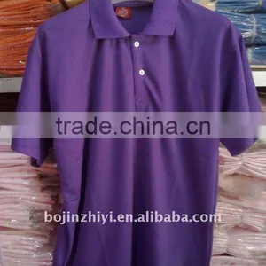 Polyester Cotton Spandex Golf Shirt 180gsm thumbnail-1