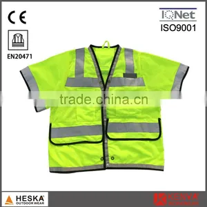 Hi Vis Fireproof Clothing Working Tool Vest Security thumbnail-1