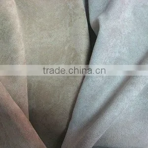100%POLYESTER SUEDE FABRIC 105DX200D,150GSM,57/58"FOR CLOTHES, SOFA AND CAR SEAT thumbnail-1