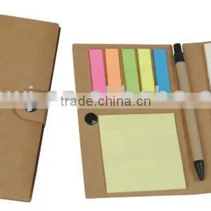 Recycle Notebook With Memo With Pen thumbnail-1