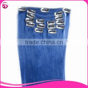 Stainless Steel Wig Clip In Hair Top Grade Gorgeous Different Colors Clip Hair Extension thumbnail-5