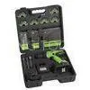 72PCS DIY Cordless Drill Sets Power Tool Box / Electric Battery Cordless Drills 12v 14.4v 18v thumbnail-1